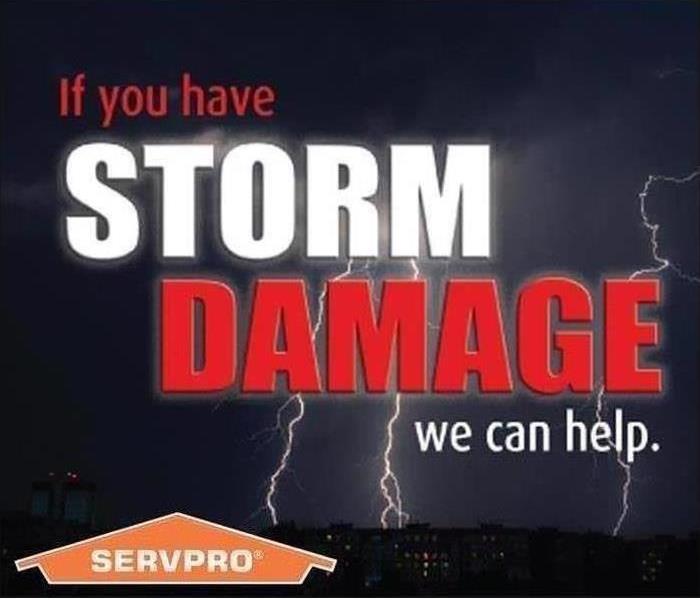 Storm damage logo